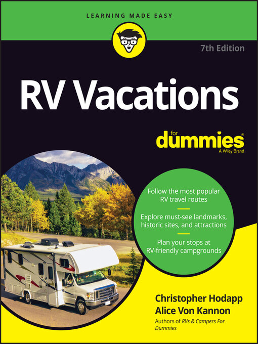 Title details for RV Vacations For Dummies by Christopher Hodapp - Wait list